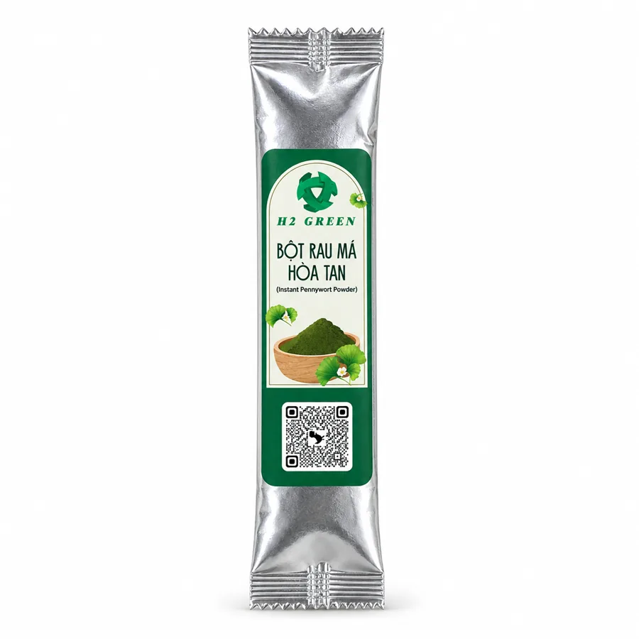 Instant pennywort powder sachet