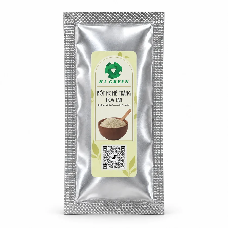 Instant white turmeric powder sachet